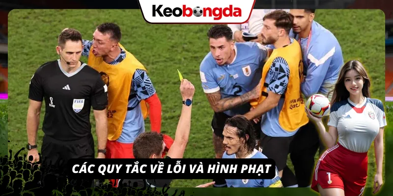 Trợ lý trọng tài xác định vị trí việt vị trên sân