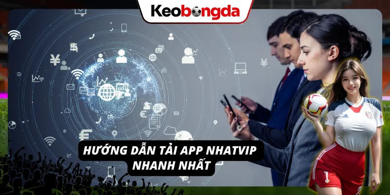 Màn hình mô tả ứng dụng NHATVIP trên điện thoại